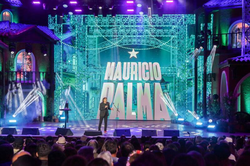 hizo reír a todo El Patagual con su rutina.