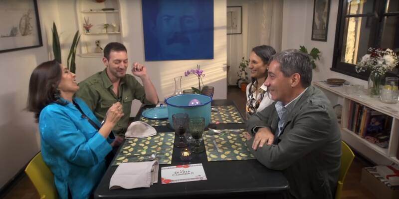 Blanca Lewin, Gonzalo Durán, Liliana García y Pedro Campos compartieron juntos de una distendida noche tras forjar una bonita amistar en “La Divina Comida”.