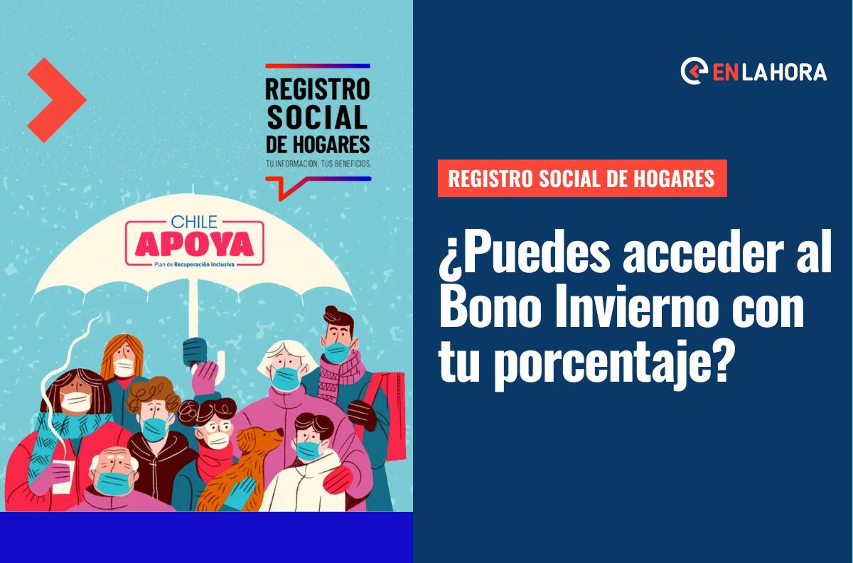 Registro Social de Hogares: Conoce si estás en el porcentaje de nivel socioeconómico que recibe el Bono Invierno de $120 mil
