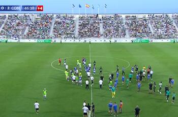 Poca veces visto: Pellegrini perdió la paciencia con el DT rival en amistoso del Betis