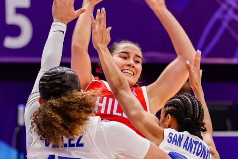 no pudo hoy ante Puerto Rico. Foto: Instagram Team Chile.