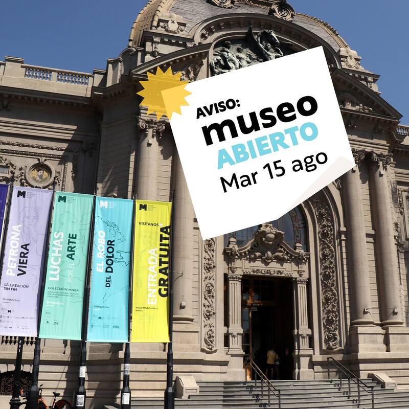 Abre de 10:00 a 18:30 horas. Créditos: @mnbachile