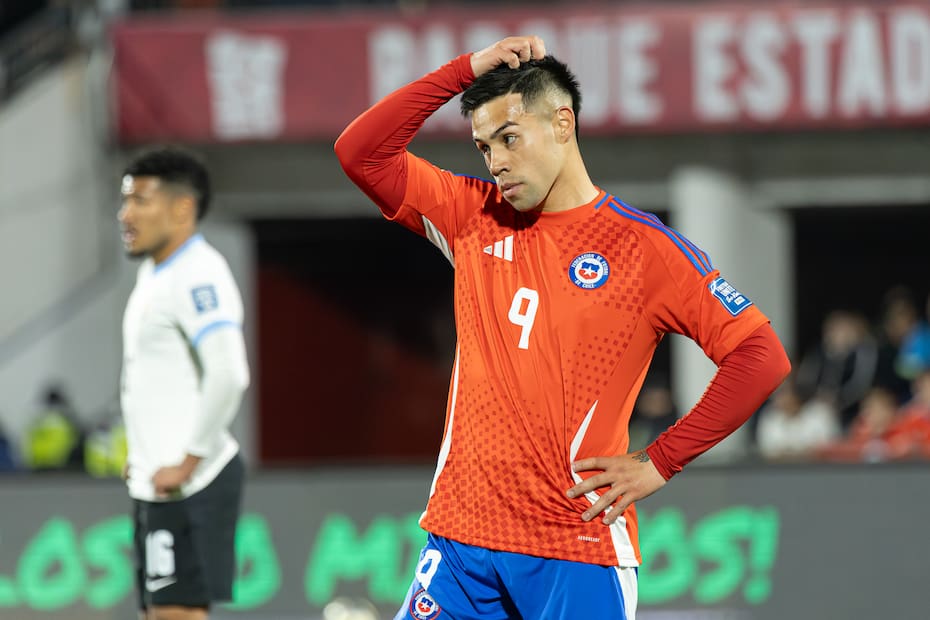 El Monito en el partido de Chile vs Uruguay en las Eliminatorias 2025. Foto: Felipe Escobedo