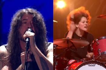 Un emocionado Dave Grohl y el hijo del músico en la batería: Así fue el tributo de Foo Fighters a Taylor Hawkins