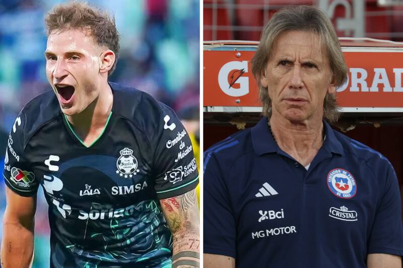 a pesar del buen presente del ariete chileno que es figura en el Santos Laguna de México.