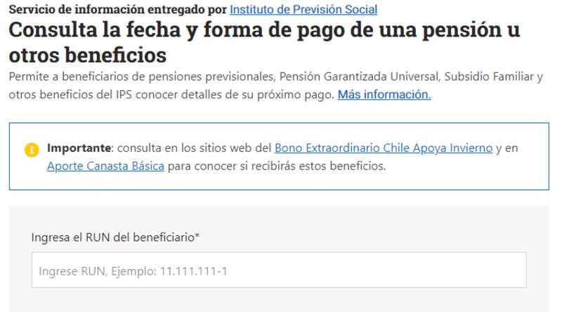 Así es la página donde puedes solicitar la fecha de pago del Subsidio de Discapacidad.