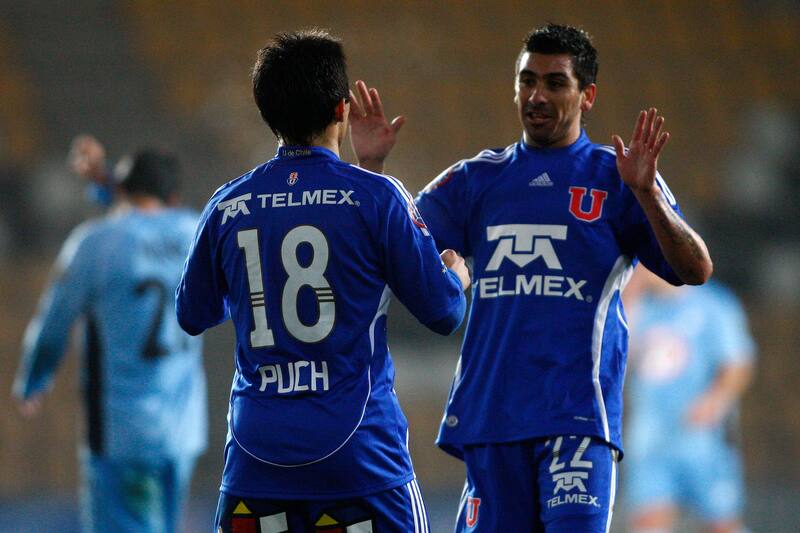 En el partido ante Iquique en 2010.