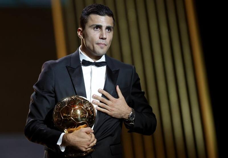 Rodri se quedó con el Balón de Oro. Foto: EFE