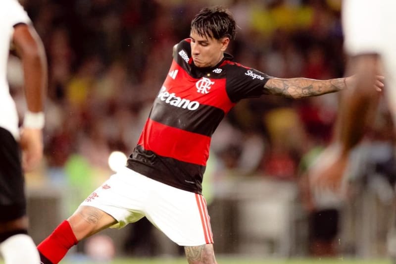 El volante en Flamengo. Foto: @flamengo.
