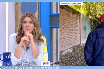 Asesinato de joven scout: apedrean en vivo al papá de adolescente imputada por el homicidio