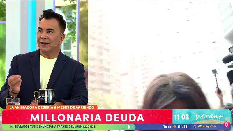 El periodista fue invitado a Contigo en la Mañana.