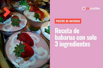 Receta babarua para Navidad: Conoce cómo realizar este delicioso postre con solo 3 ingredientes