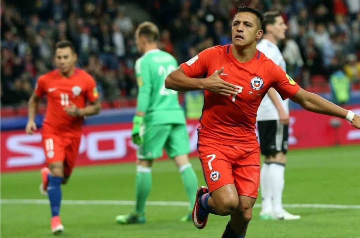 El gol frente a Alemania con que Alexis Sánchez superó a Marcelo Salas como goleador histórico de la Roja