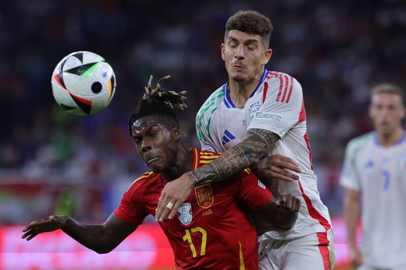 España vs Italia en la Eurocopa. EFE