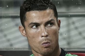 La reacción de Cristiano Ronaldo a rival que imitó su celebración