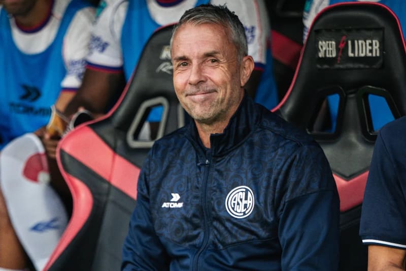 El DT en San Lorenzo. Foto: @sanlorenzo