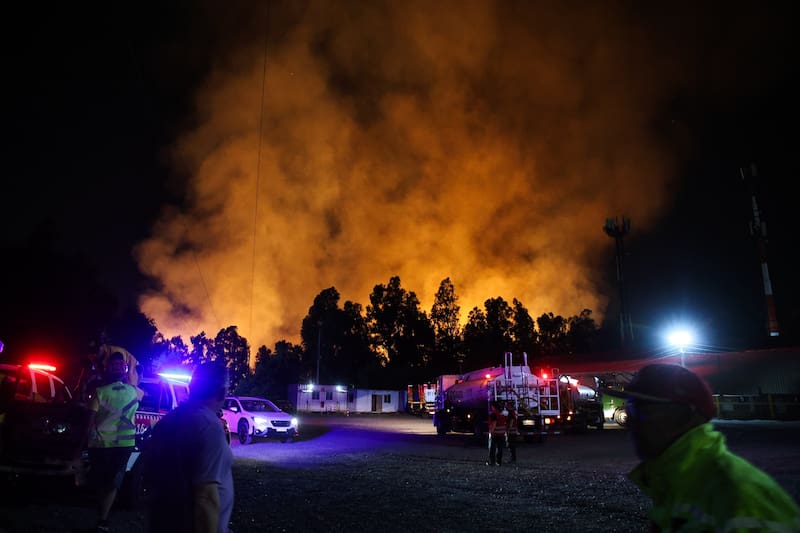 Producto del siniestro se tomó la medida de suspensión de clases en cuatro colegios de la comuna.