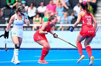 VIDEO | El gol de Denise Losada que le dio a Las Diablas su primer triunfo en un Mundial de Hockey