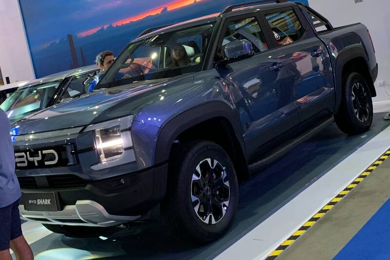 La camioneta BYD Shark se develó en Experiencia E