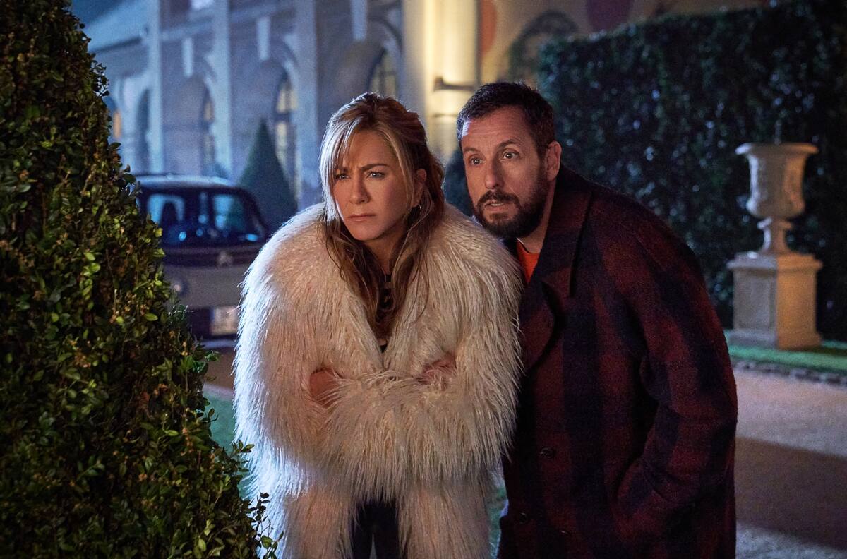 “Misterio a la vista”: De qué trata y cuándo se estrena la nueva película de Adam Sandler y Jennifer Aniston en Netflix