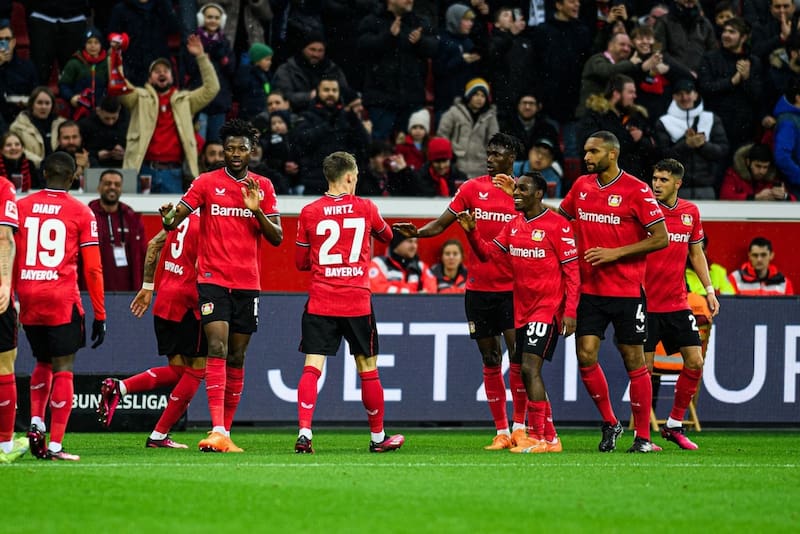 Bayer Leverkusen vs Ferencvaros. Foto: Bayer Leverkusen.