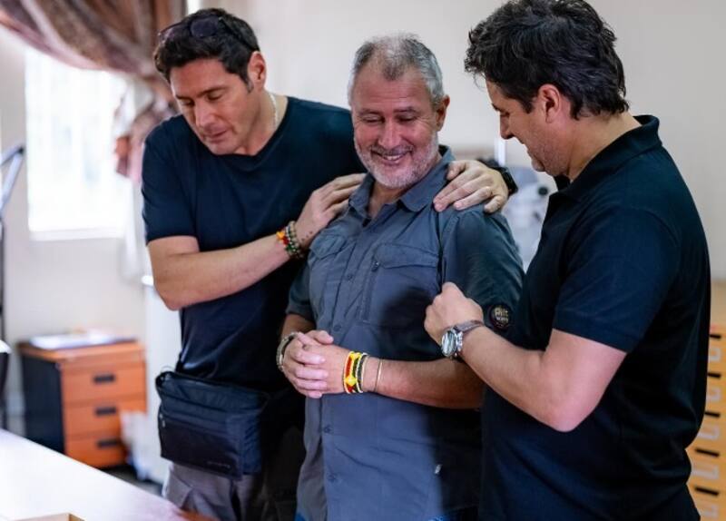 Pancho Saavedra despidió a Toni Espada. Créditos: Instagram