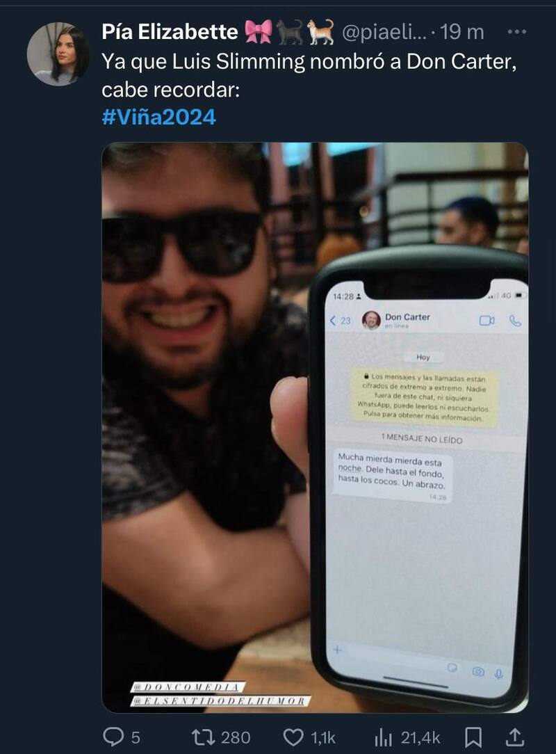 Luis Slimming, las reacciones a su show.