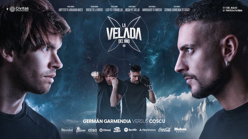 El combate principal. Créditos: La Velada del Año.