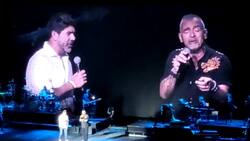 VIDEO | Sorprendió a todos: Marcelo Salas se subió al escenario y se lució cantando con Eros Ramazzotti