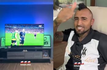 VIDEO | “Bien Chile”: Así festejó Arturo Vidal el histórico triunfo de O’Higgins en la Copa Libertadores