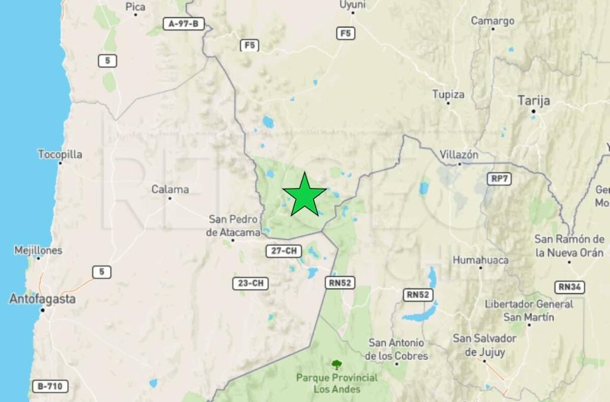 Sismo de 5,1 grados de magnitud despertó este sábado a San Pedro de Atacama