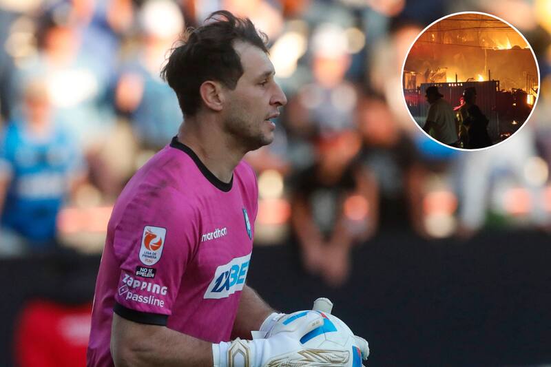 El meta de Huachipato conversó con En Cancha sobre los incendios que afectaron a la Región del Biobío. Foto: Aton.