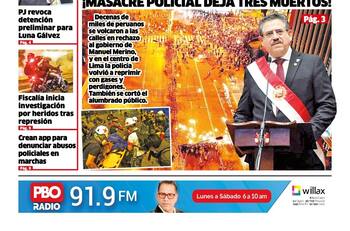 "Merino Asesino": Las duras portadas de medios peruanos tras muerte de manifestantes