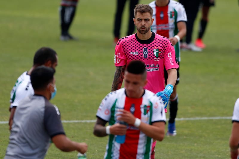 El portero en su paso por Palestino. Foto: Agencia Aton.