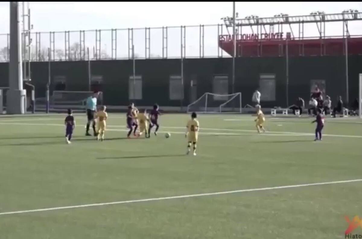 Los golazos del hijo de Lionel Messi que ilusionan al Barcelona de Vidal