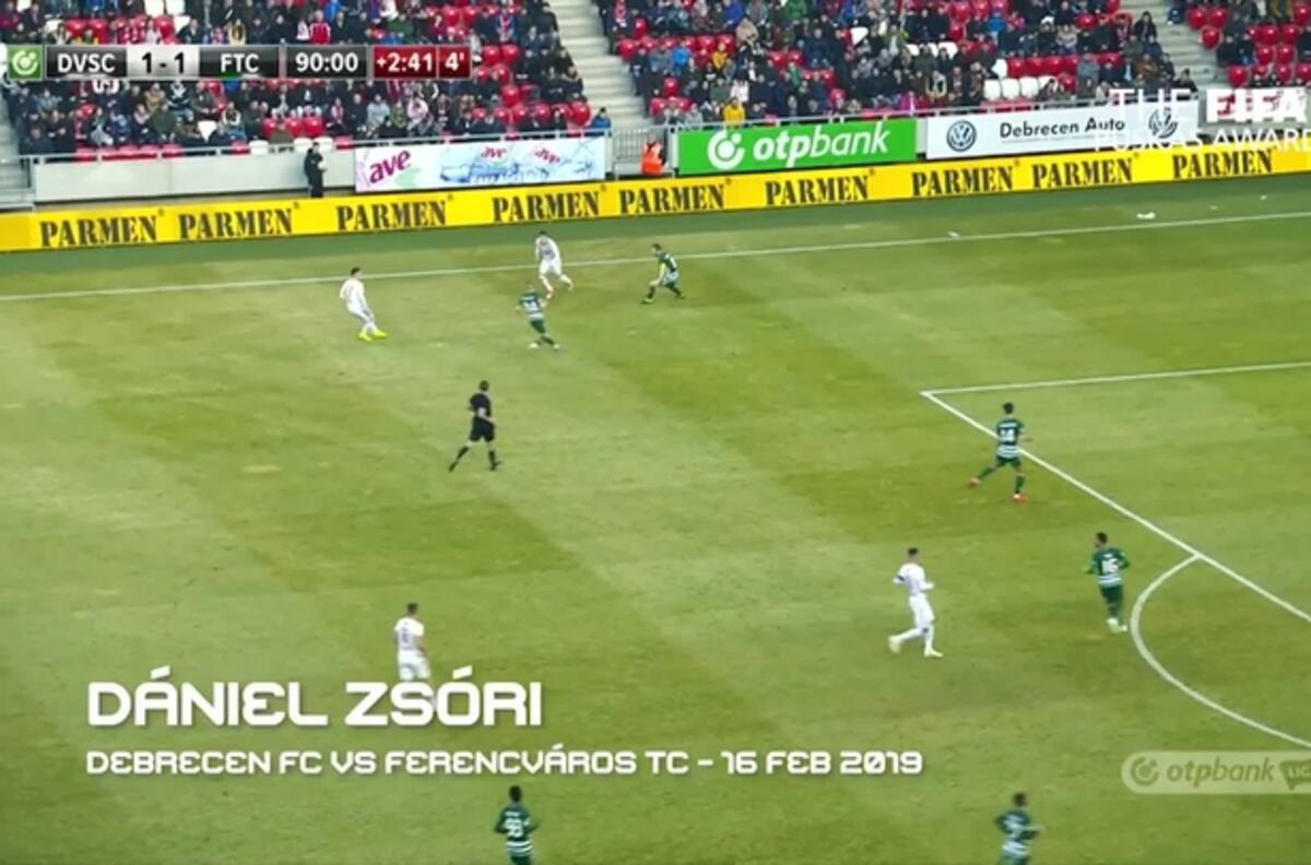 Este es el gol con que Daniel Zsori ganó el Puskas en los premios The Best