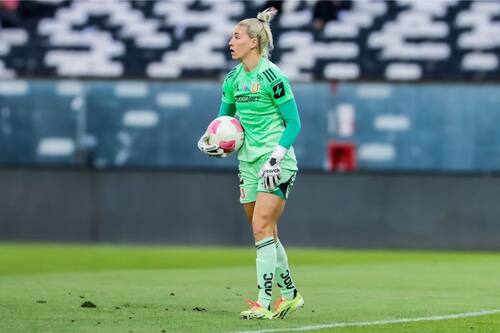La arquera argentina se va de Universidad de Chile. Foto: Instagram Abigail Chaves.