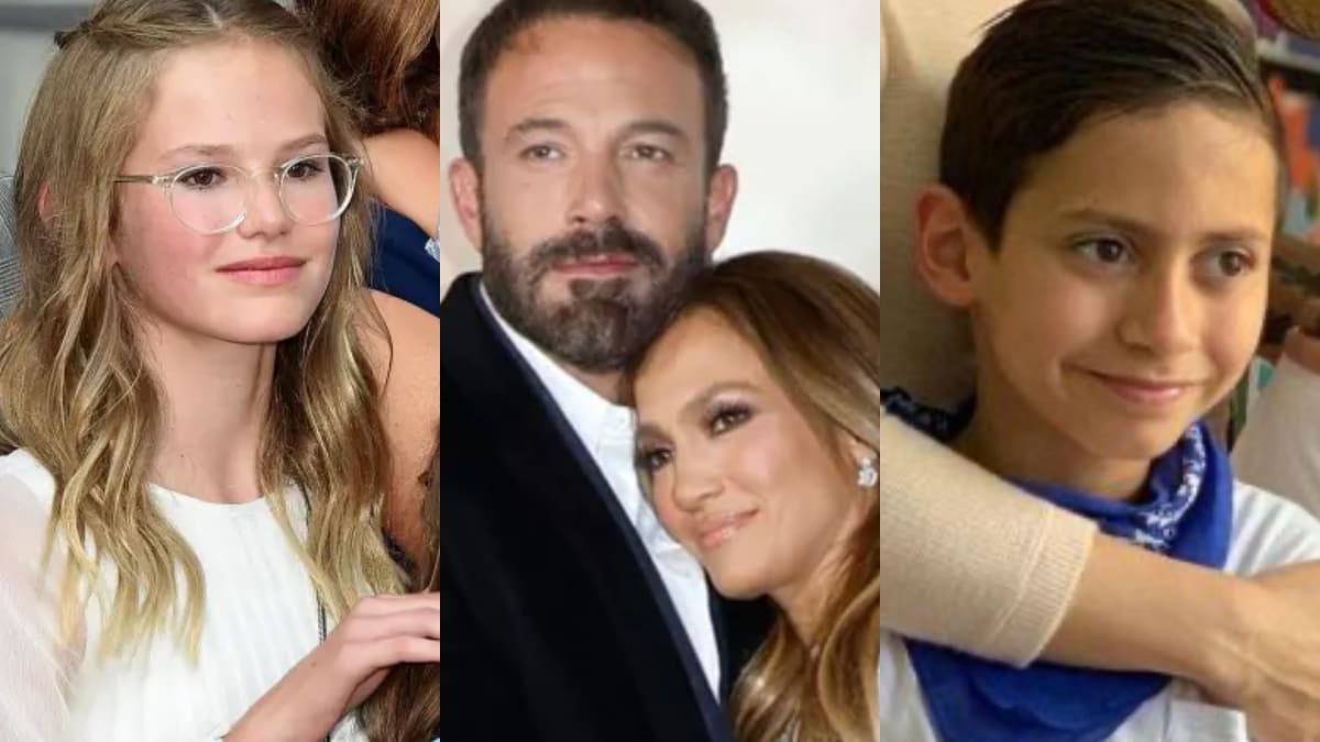 FOTOS| El adorable momento entre el hijo de Jennifer Lopez y la hija de Ben Affleck en su matrimonio