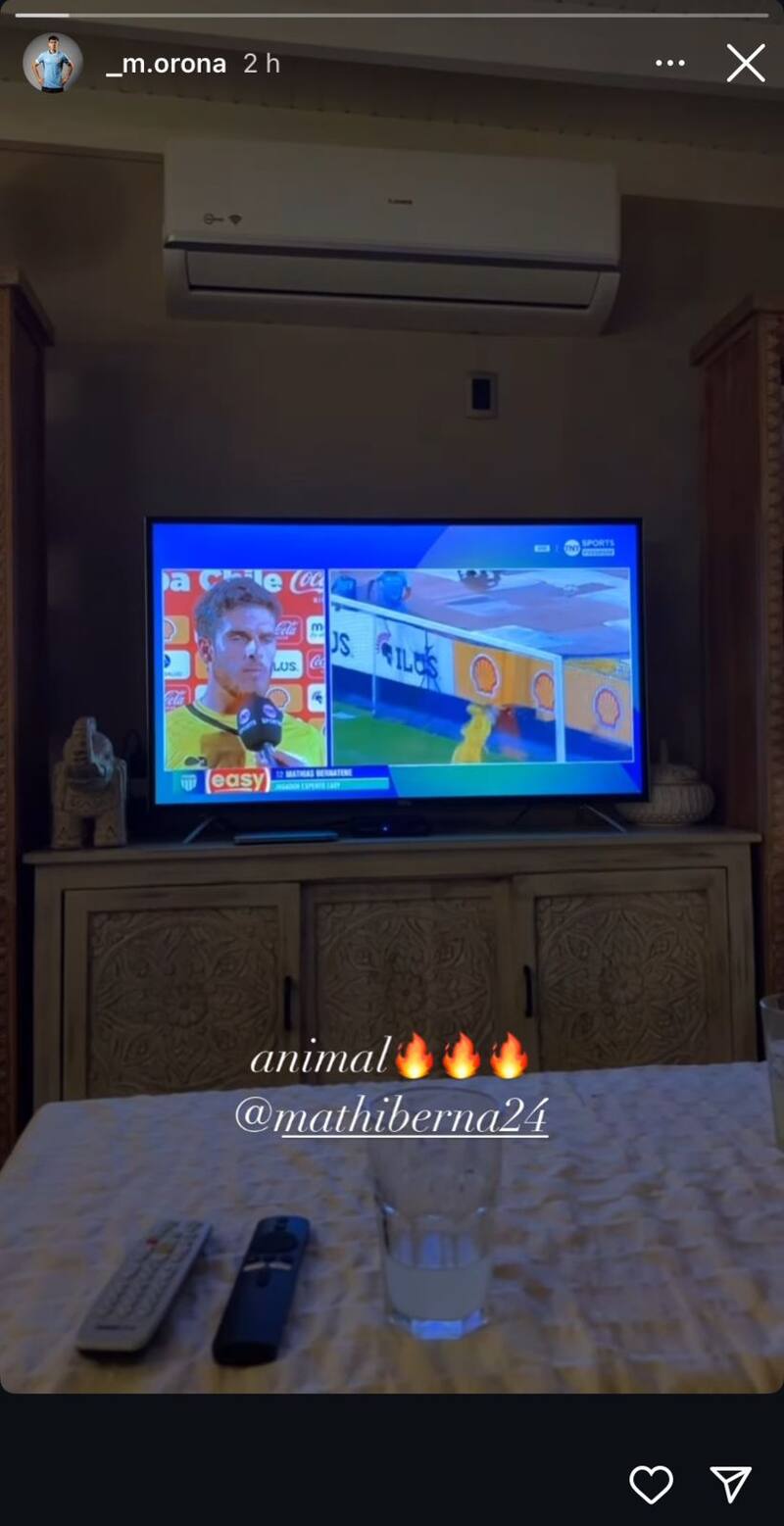 Siguió el partido de la U contra Magallanes.