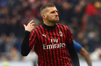 Ante Rebic abrió el marcador en el 'Derby' de Milán con esta definición