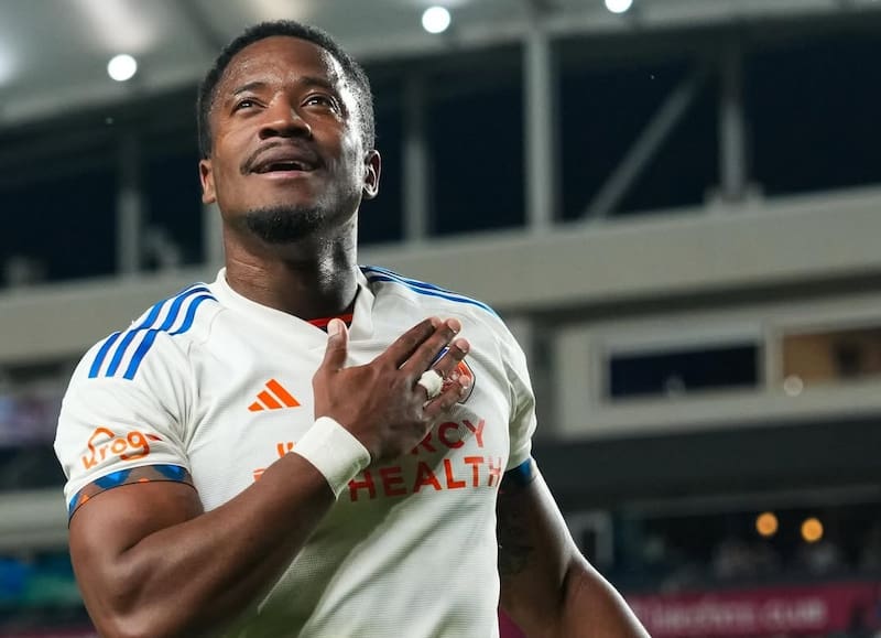 El delantero fue descartado por Colo Colo. Foto: @fccincinnati.