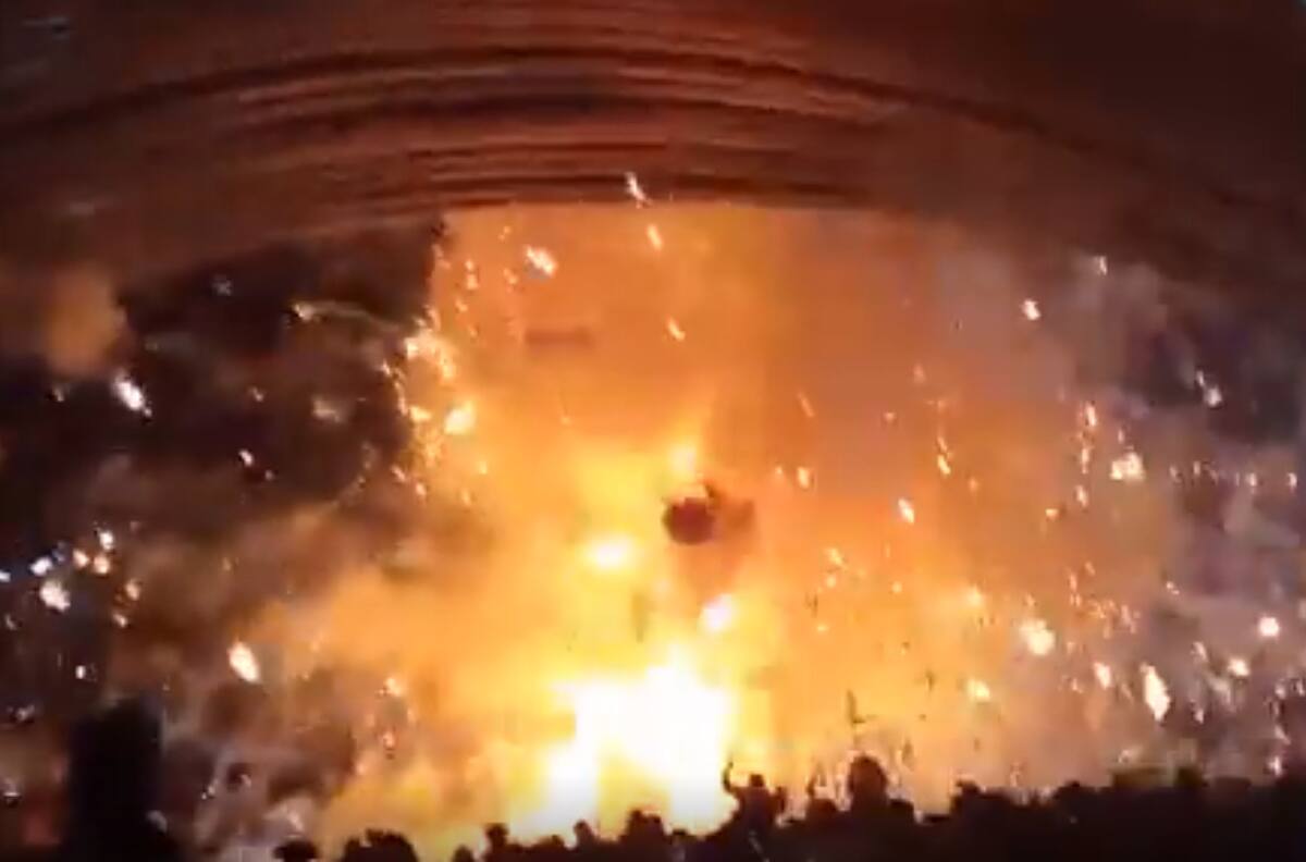 VIDEO | Explosión por pirotecnia en Huejutla: Se registran al menos 17 personas heridas