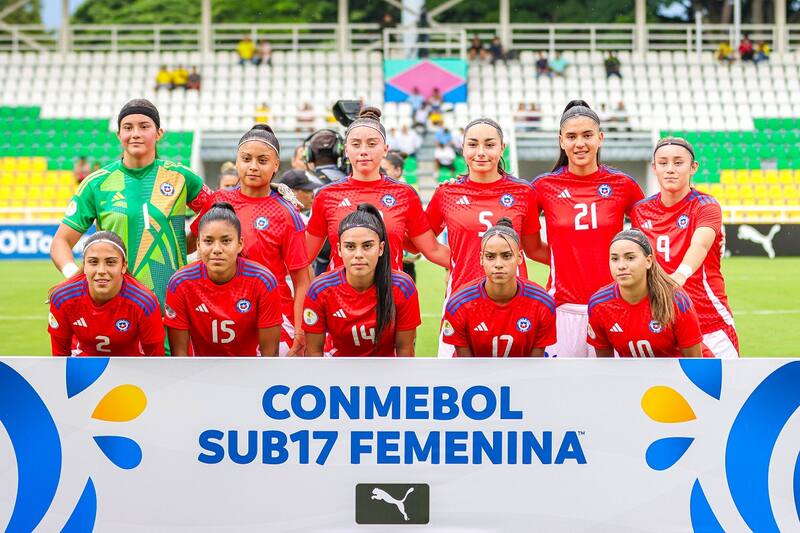 La Rojita en el Sudamericano. Foto: Conmebol.