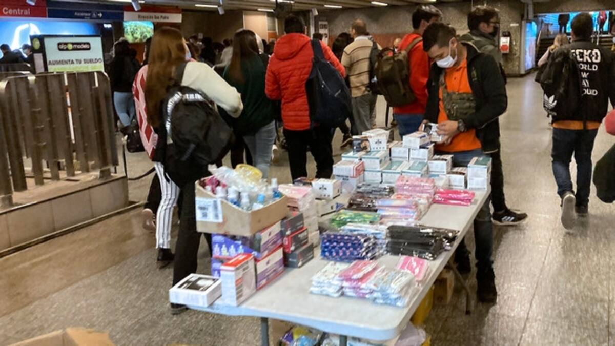 VIDEO | Sin vendedores ambulantes: Así luce ahora el Metro Estación Central