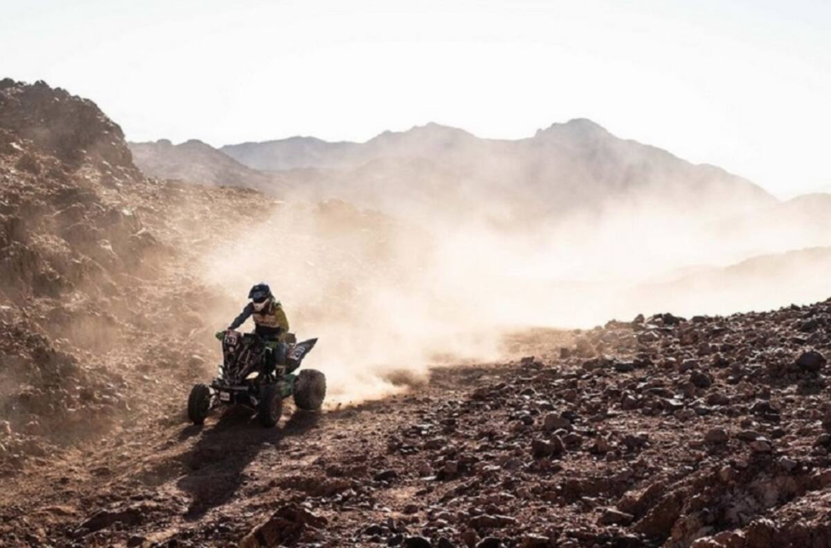 Giovanni Enrico da la sorpresa y gana tercera etapa del Dakar en Quads