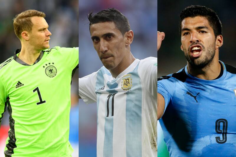 son solo tres de la extensa lista de jugadores que se retiraron de sus selecciones este año.