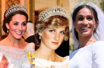 25 años sin Diana de Gales: Esta es la herencia de joyas que Lady Di le dejó a sus hijos y que usan Kate Middleton y Meghan Markle