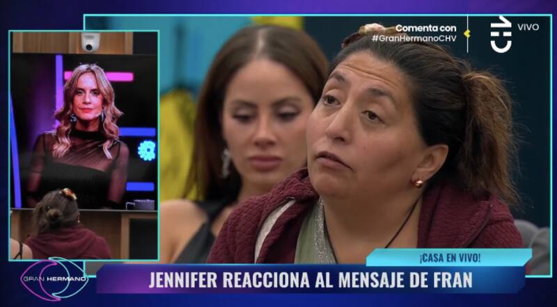 Jennifer Galvarini le respondió a Francisca Maira. Foto: CHV.