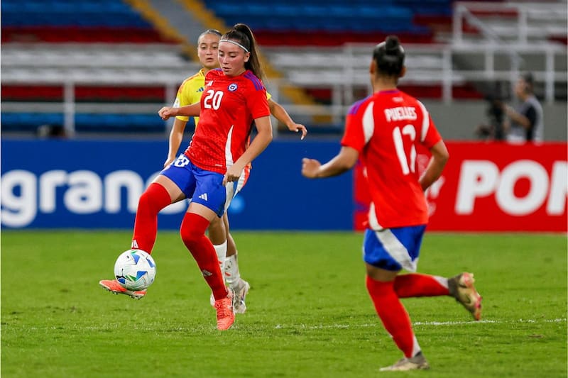 La Roja en el Sudamericano Sub 17 Femenino de Colombia. Foto: Prensa Conmebol.