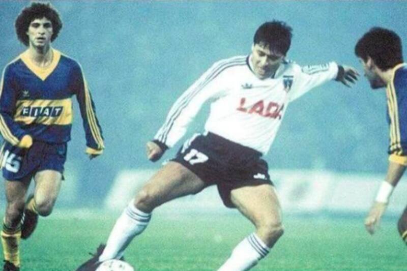 en 1991 con Colo Colo.